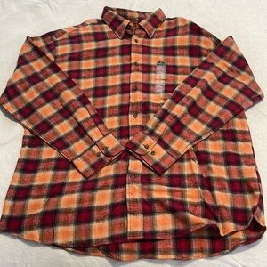 Mens Flannel - red